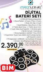 PROZONE DİJİTAL BATERİ SETİ